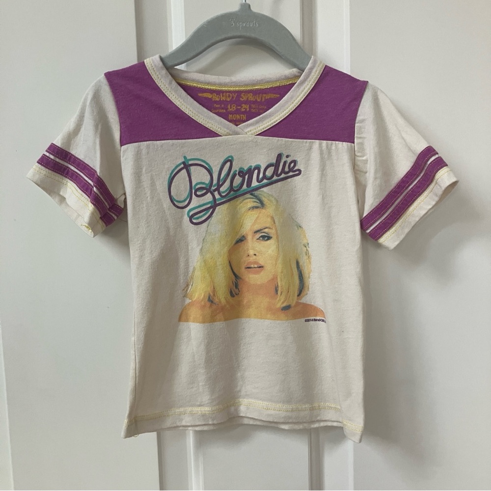 Rowdy Sprout V-Neck Blondie Short Sleeve T-Shirt 18-24 Months